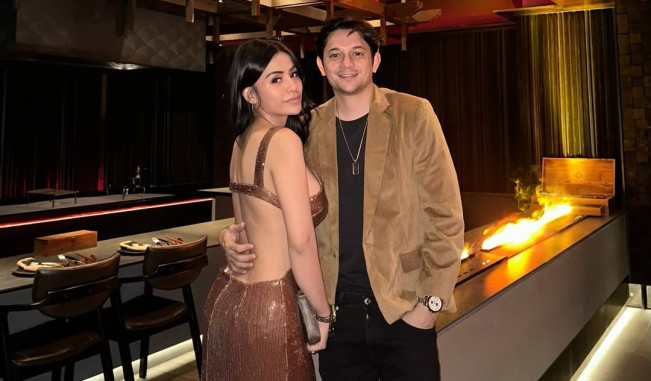 Violentina Kaif dan kekasih Andrew Andika. [Instagram]